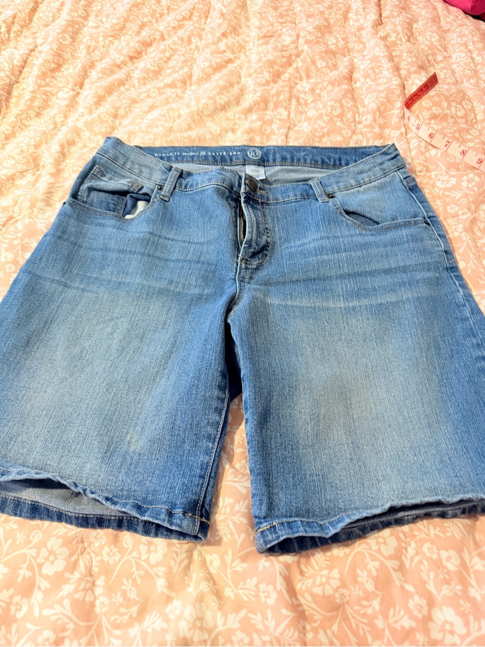 Cato  Light Blue Denim Bermuda Shorts